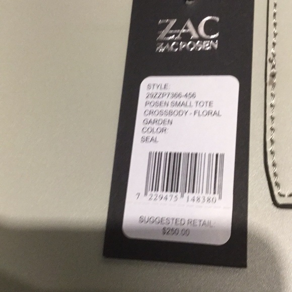 Zac Posen leather tote crossbody bundle with matching wallet - Picture 5 of 8